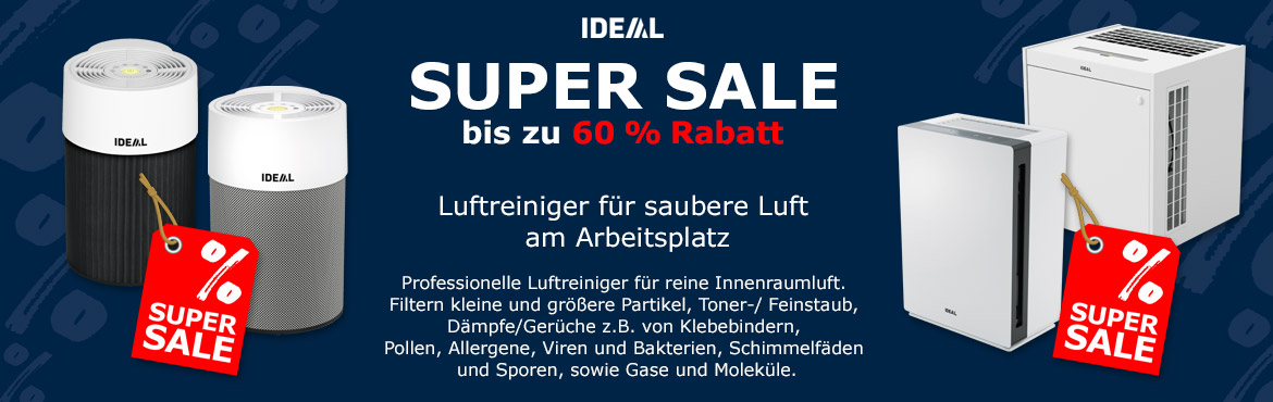 SUPER SALE Luftreiniger von IDEAL